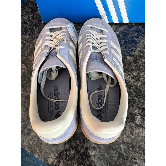 Adidas Handball Spezial W Silver Violet Cream White Gum JR0849 Womens 11 NEW - Picture 4 of 8